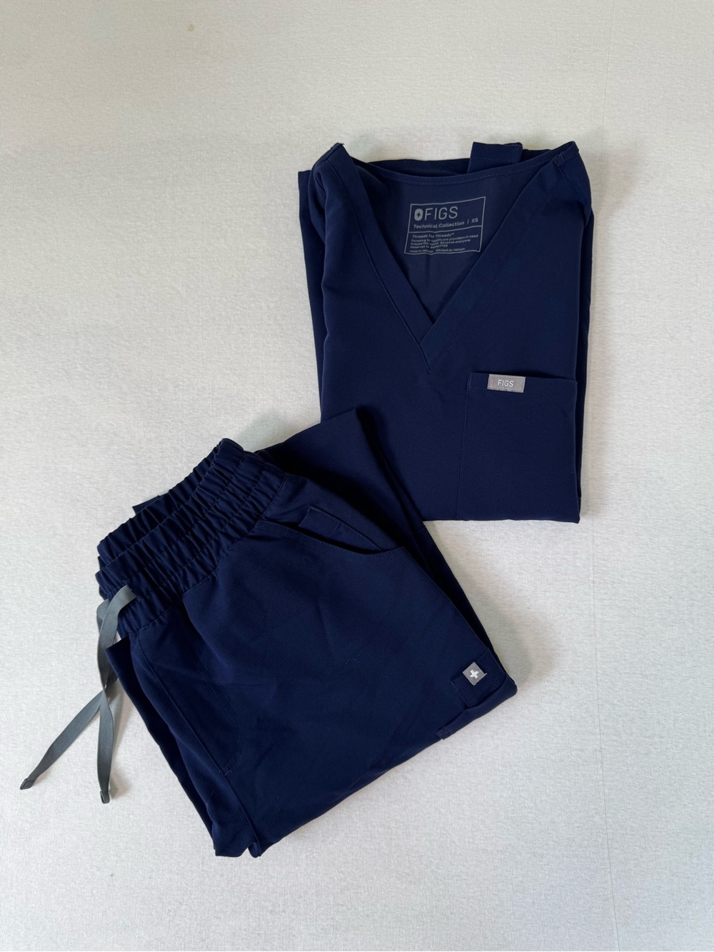 Figs Set XS Yola High-Rise Slim Scrub Pant